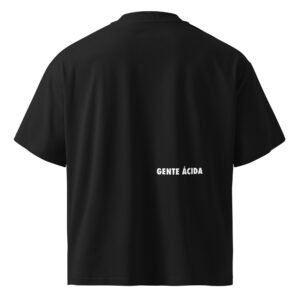 Camiseta oversize orgánica de cuello alto unisex